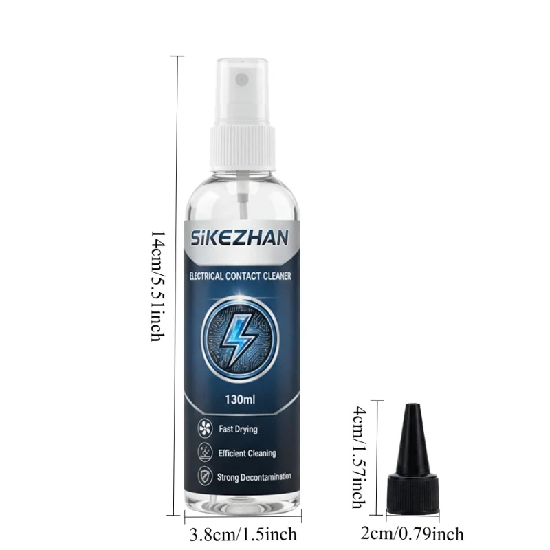130ml Electrical Contact Cleaner, Fast Drying Circuit Board PCB Cleaner Spray, Remove Oxide for Electronic Repair SIKEZHAN - view 6