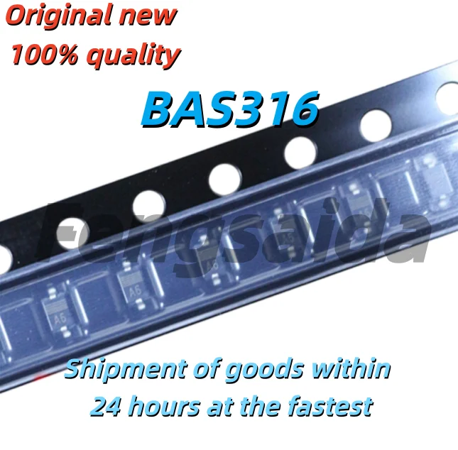 (10piece)100% NewScreen printing A6S A6 L6 SOD123F printer special BAS316 diode printing patch