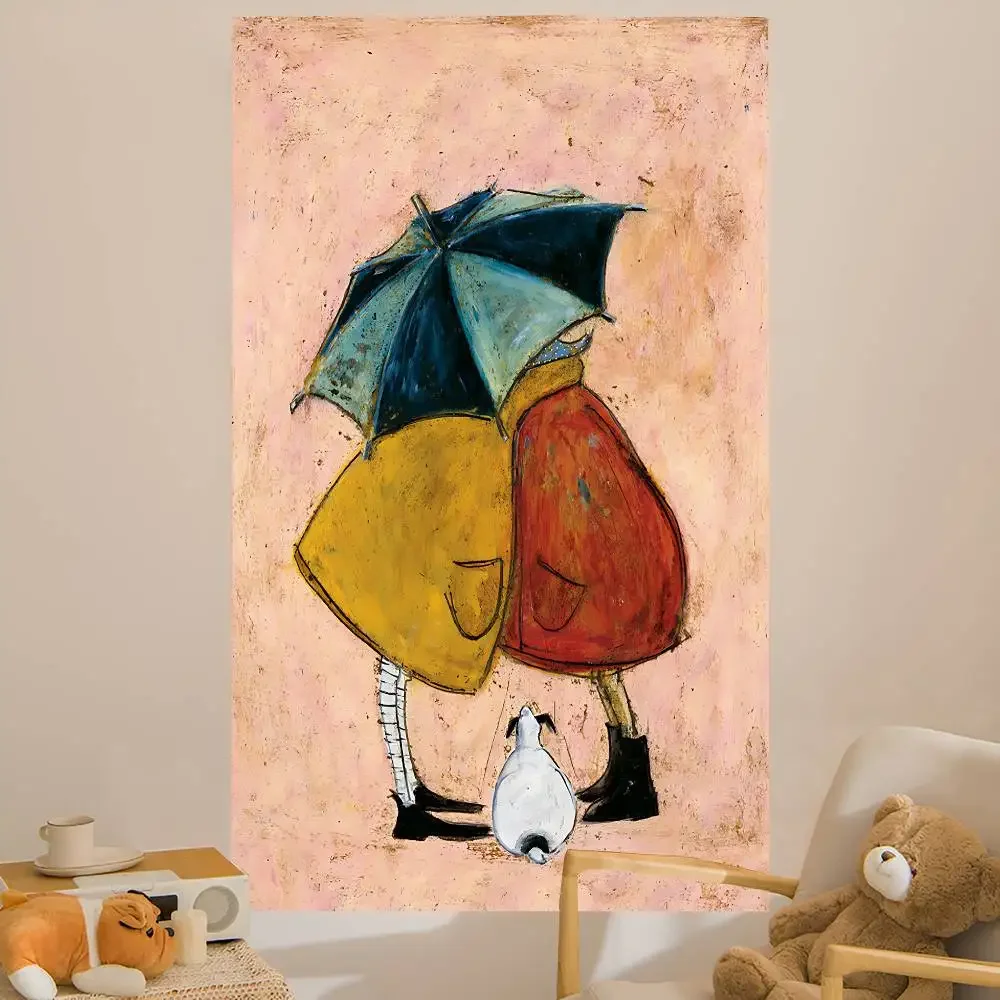 

Сэм Тофт аниме подвесной богемный гобелен подвесной Таро хиппи настенные коврики домашний декор в общежитии