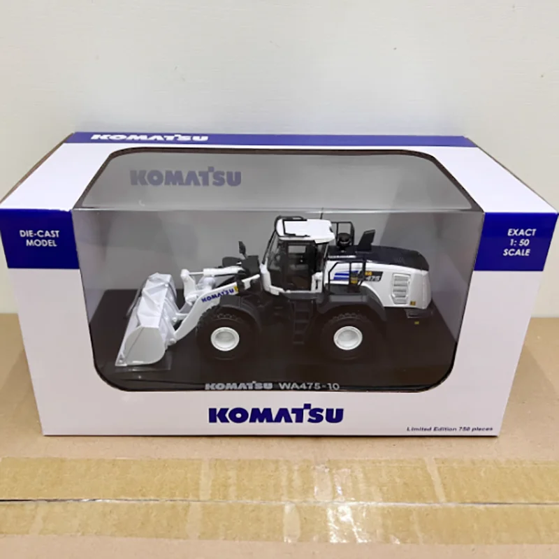 

Diecast 1:64 Scale Alloy Komatsu WA475-10 Wheel Loader Model Simulation Toy Collection Gift Static Model White 8182