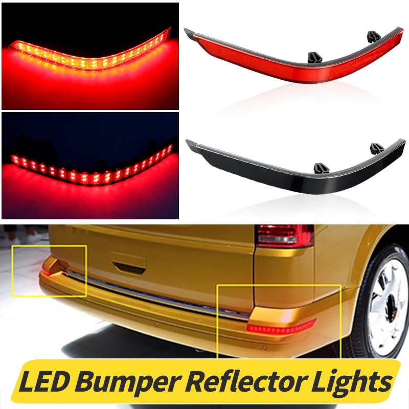 

Задний тормозной противотуманный фонарь, отражатель, фонарь заднего бампера для VW Transporter T6 Multivan для Caravelle 16-20 7E0945105D 7E0945106D