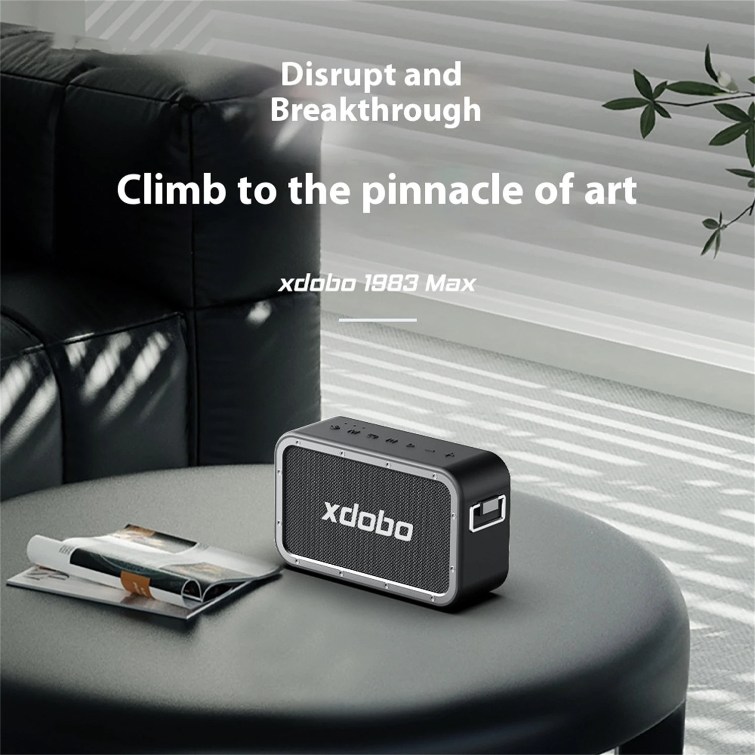 

1983 Max Bluetooth Speaker | Artistic Design | Subwoofer | Hi-Fi Audio | Portable | EU Power