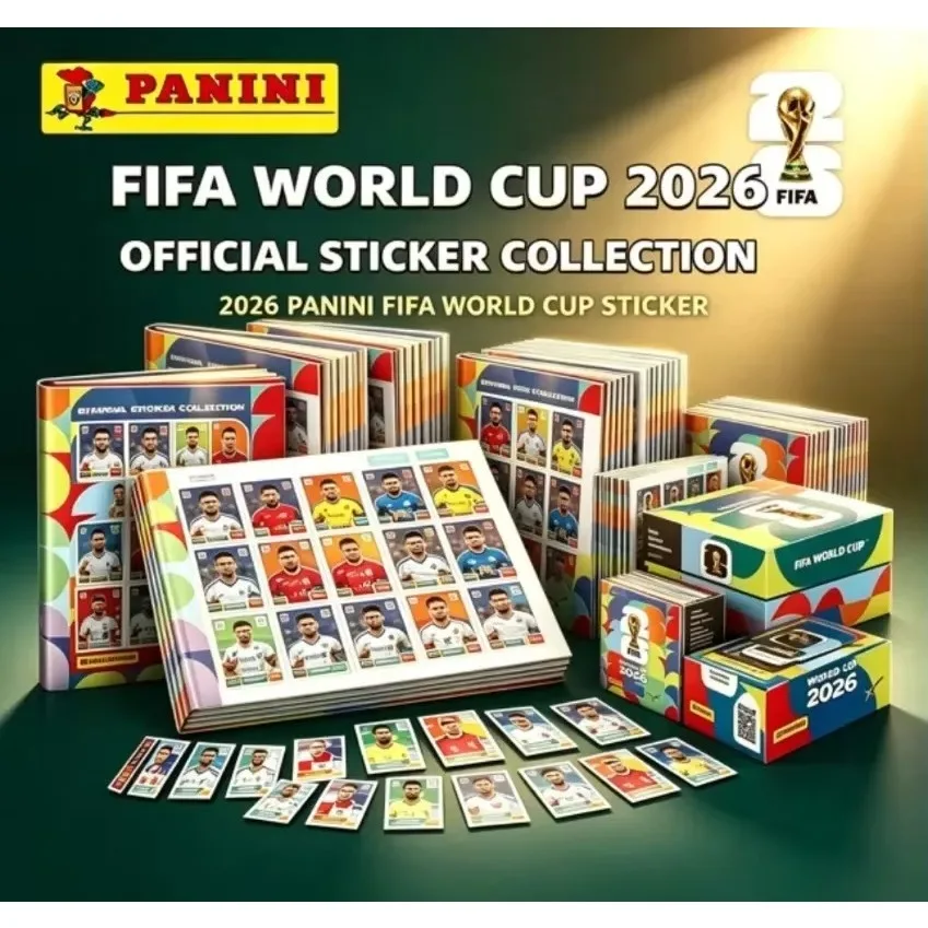 2026 Panini Official Fifa World Cup 2026 Stickers Collection Box Full Sealed Packets Football Collectible Cards Wholesale