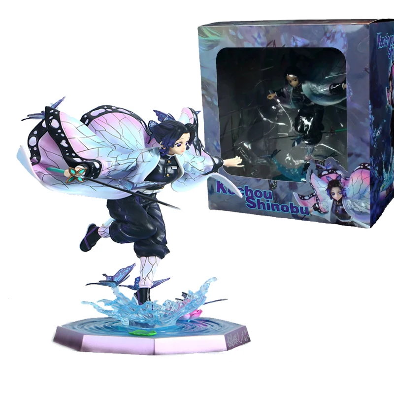 

Demon Slayer Figures Gk Scene Statue Figure Model Desktop Ornament Butterfly Shinobi Anime Statues Collectible Toys