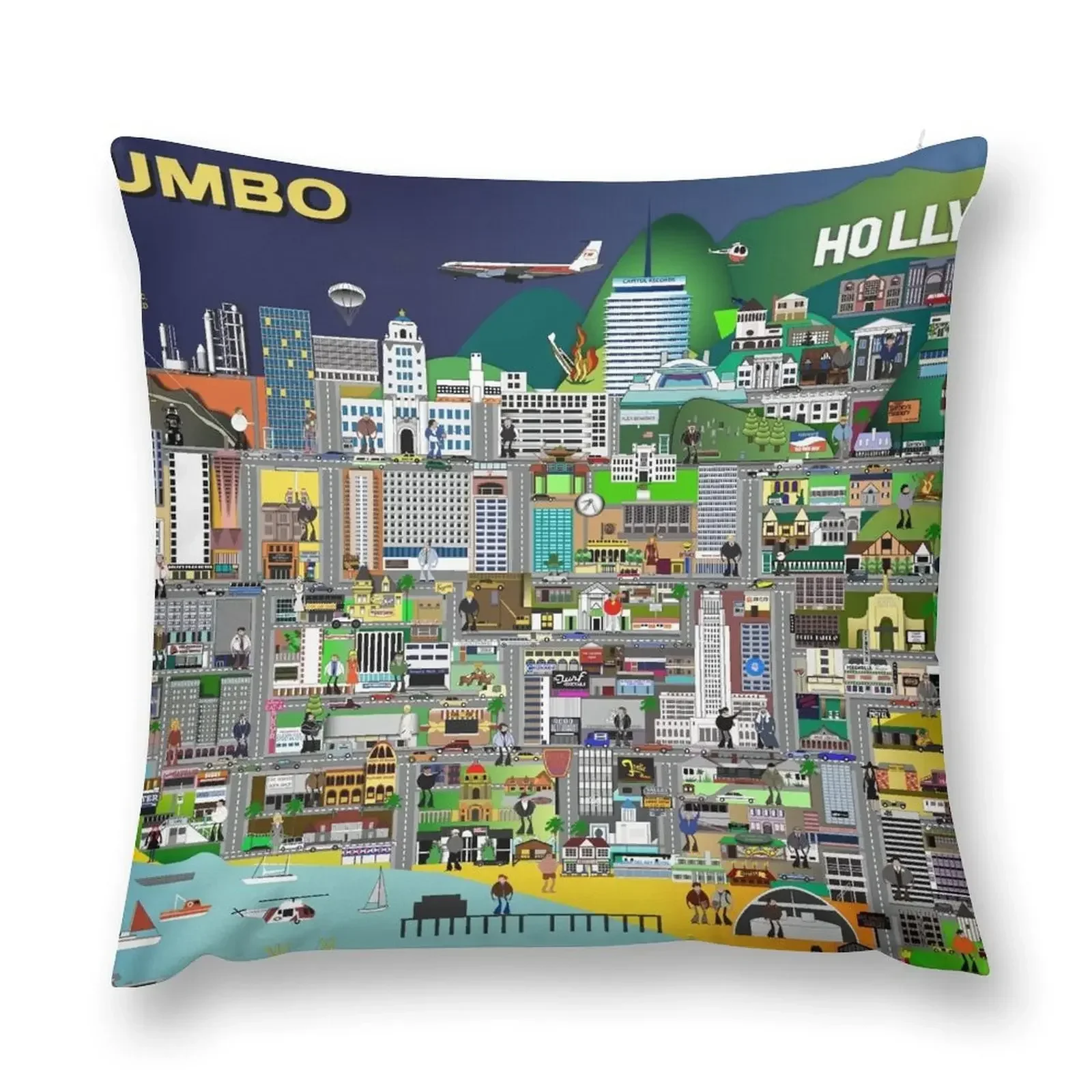 

Columbo The City of Angels Throw Pillow Decorative Cushions For Luxury Sofa Pillows Aesthetic christmas supplies pillow