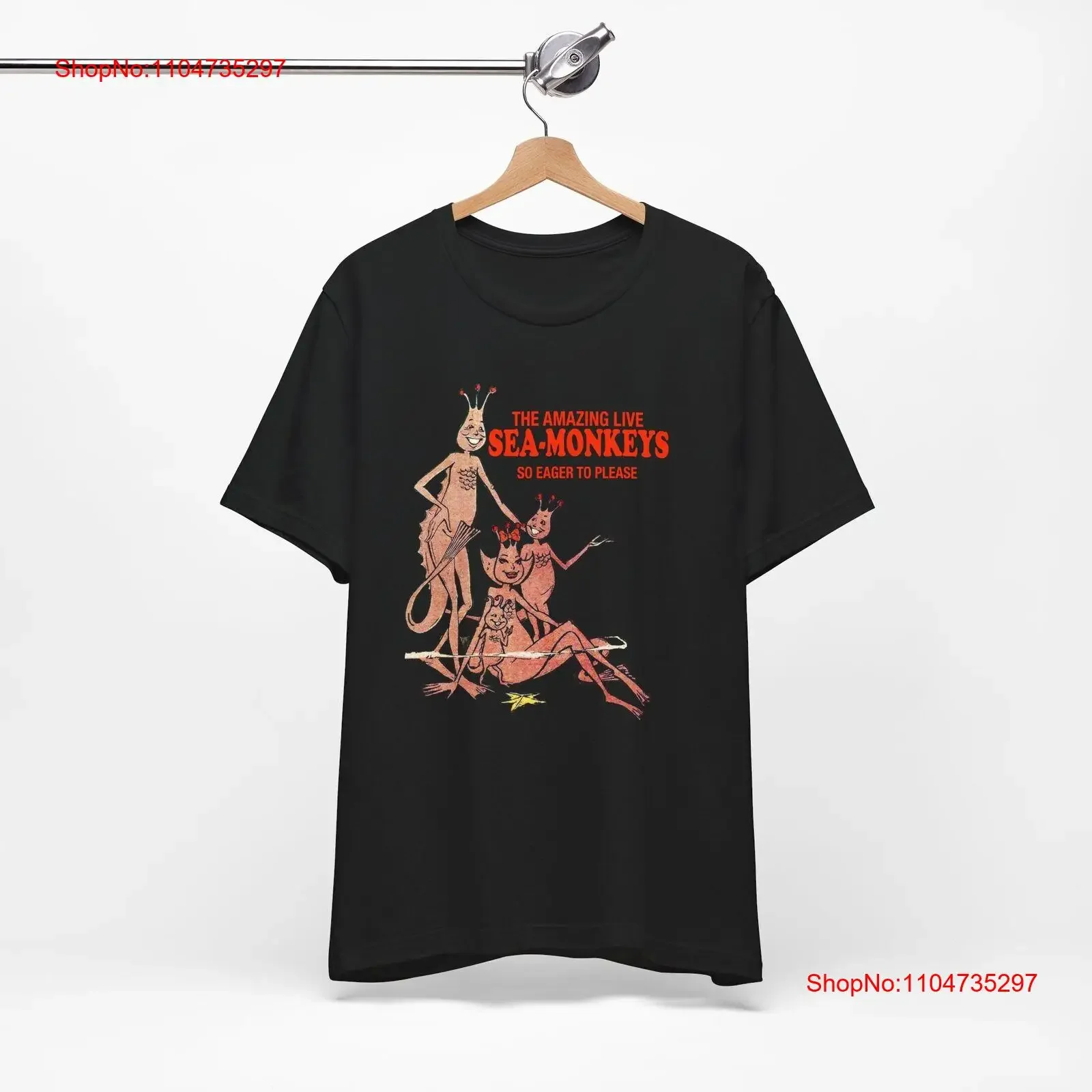 Camiseta Sea Monkeys de los años 60 y 1970, cómics, publicidad de cómics, Retro, vintage, lavado, gráfico suave, informal, moda ligeramente versátil