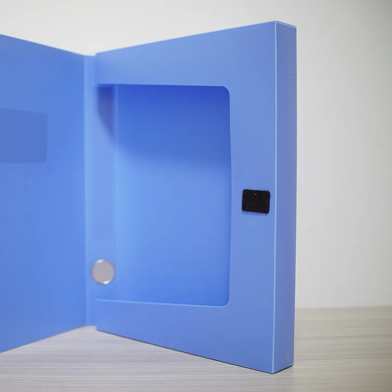 3 Pcs A4 Storage File Boxes PP Archives Cases With Lid, File Folder Organizer Document Storage Filing Box For Office