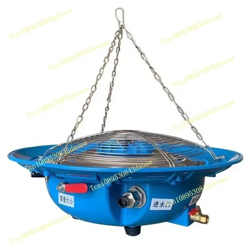 Farming Humidifier 220V 50Hz/60Hz Centrifugal Atomization Humidifier Spray Plate Fog Machine Cooling Water Mist Dust Removal