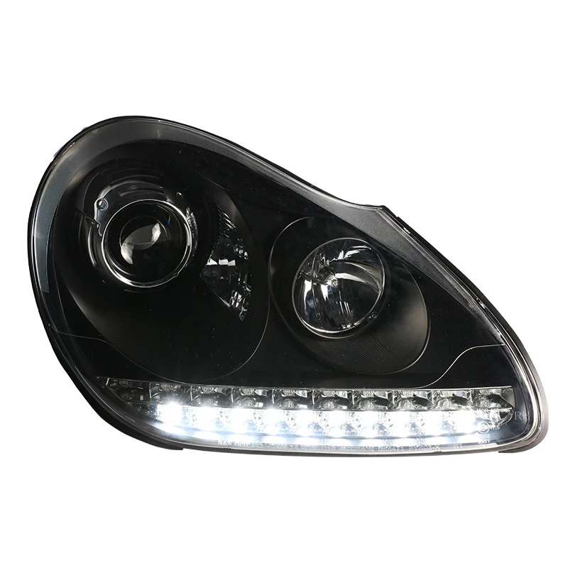 Head Lamp for Porsche Cayenne LED Headlight 2003-2007 Headlights Cayenne DRL Turn Signal High Beam Angel Eye Projector Lens