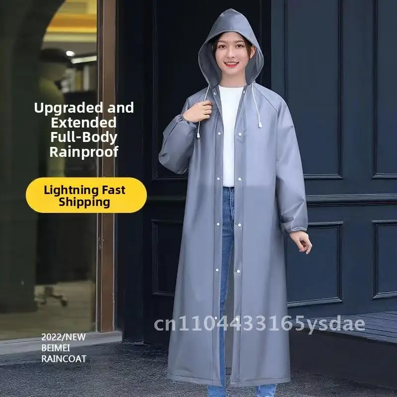 

Универсальный цельный утолщенный водонепроницаемый плащ, портативное модное пальто для всего тела для мужчин и женщин, пончо для путешествий на открытом воздухе