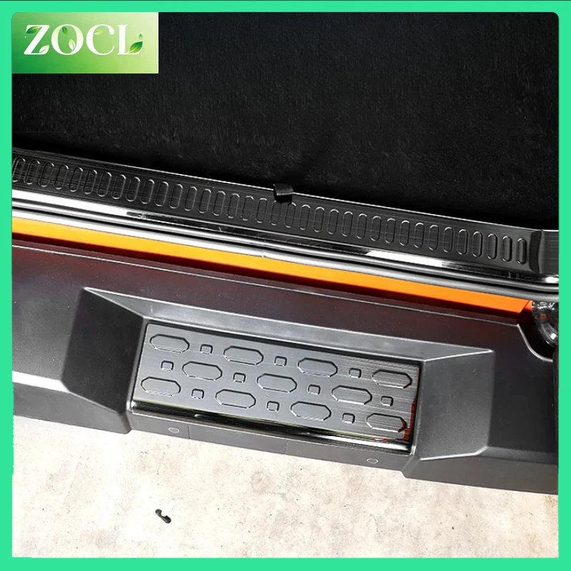 NewFor Great Wall GWM TANK 300 Trunk Guard Rear Bar Door Side Strip Decorative Tailgate Welcome Pedal Car Modification Accessori