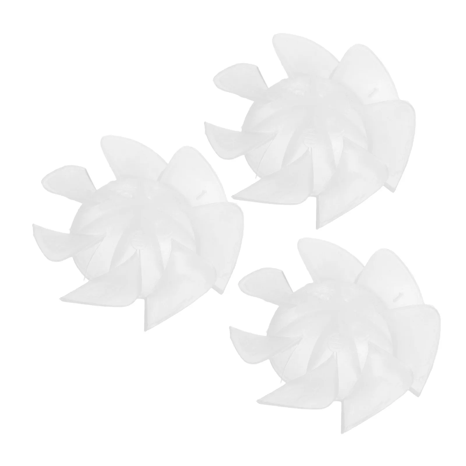 3Pcs Hair Dryer Fan Blade Replacement Universal Mini Blower Wheel Motor Impeller for Handheld Dryer Repair Parts Accessories