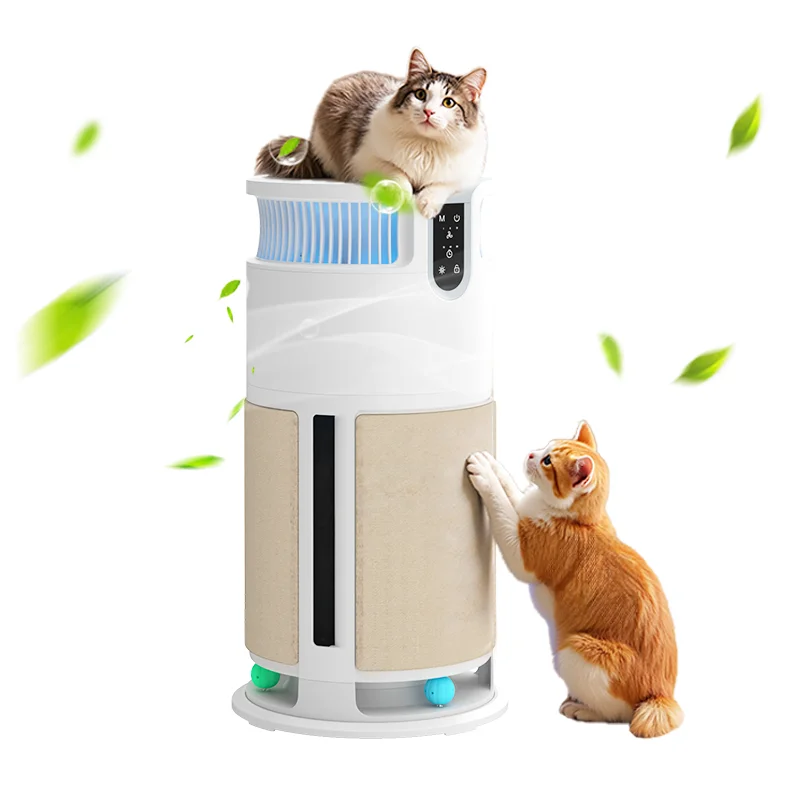 WiFi HEPA UV Air Purifier Desktop Home Use Remove Pet Hair Dust Smoke Bad Odor