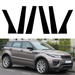 Fit For Range Rover Evoque L538  5-Door 2013-2018 Door Window Decal Pillar Posts Sticker Cover Trim Car Accessories Glossy Black