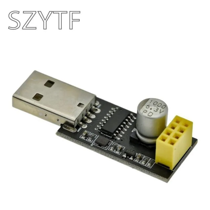 USB to ESP8266 WIFI Module ESP-01 ESP-01S Adapter Board Computer Phone WIFI Wireless Communication Microcontroller Development