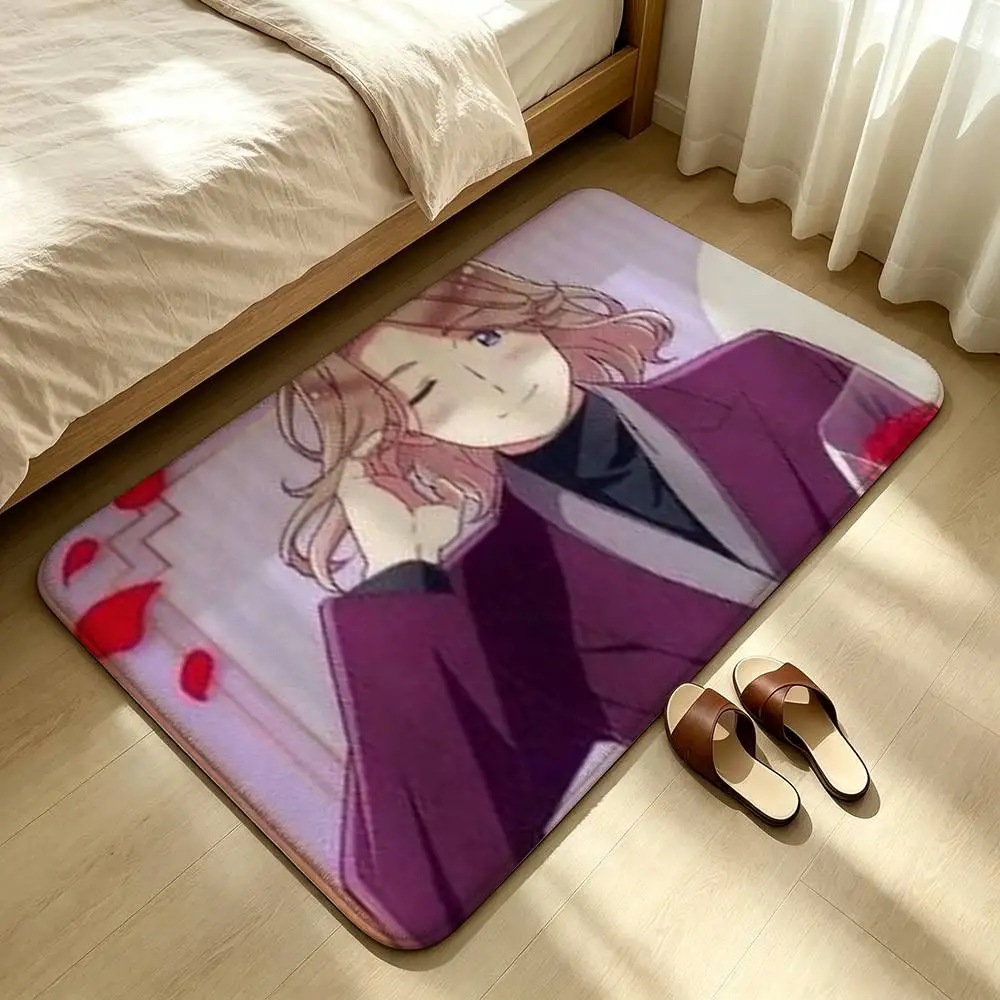 Anime Hetalia World Stars Francis Bonnefoy Shower Room Absorbent Small Floor Mat Soft Comfortable Decorative Foot Mat