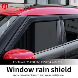 Window Visor For MINI COOPER F55 F65 F60 R60 U25 F54 J05 COUNTRYMAN CLUBMAN Vent Sun Rain Guard Shield Delflector Awning Cover