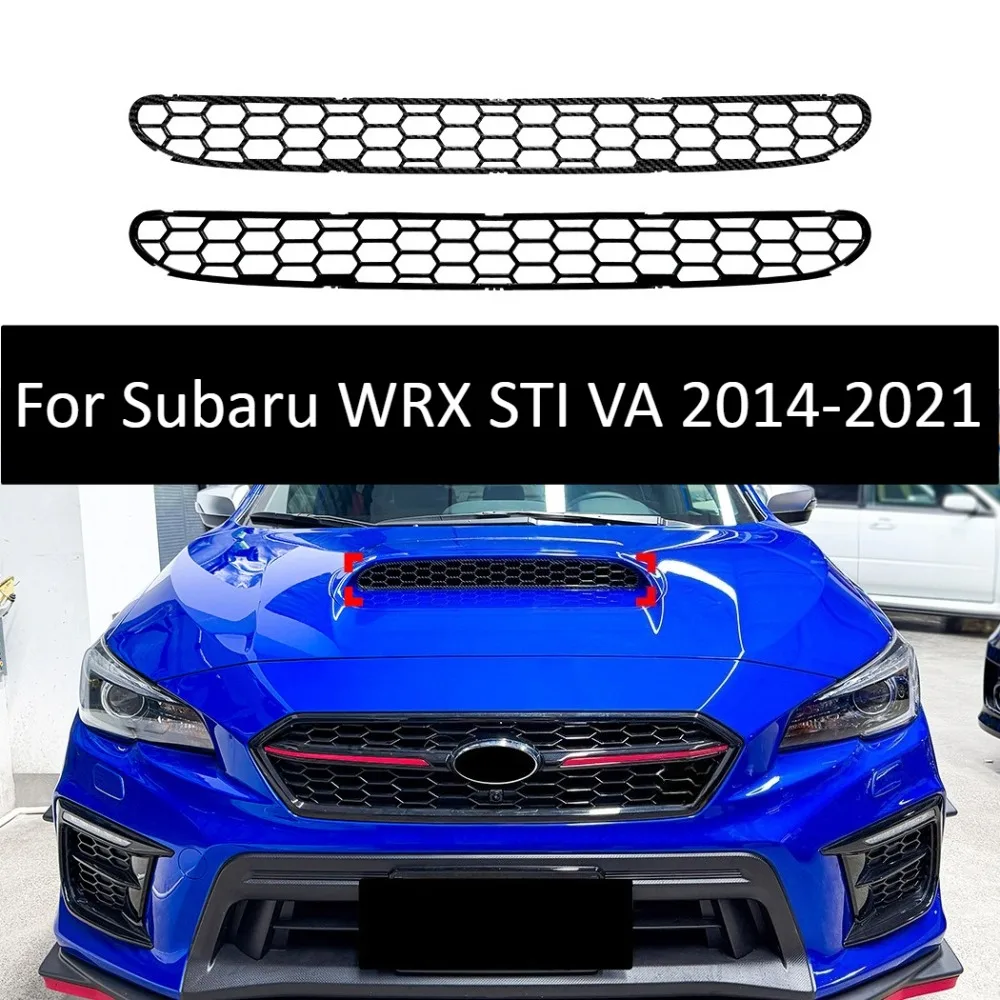 

Hood Scoop Vent Dust Covers For Subaru WRX STI VA 2014-2021 Bonnet Air Outlet Protection Sticker Exterior Auto Accessories Parts