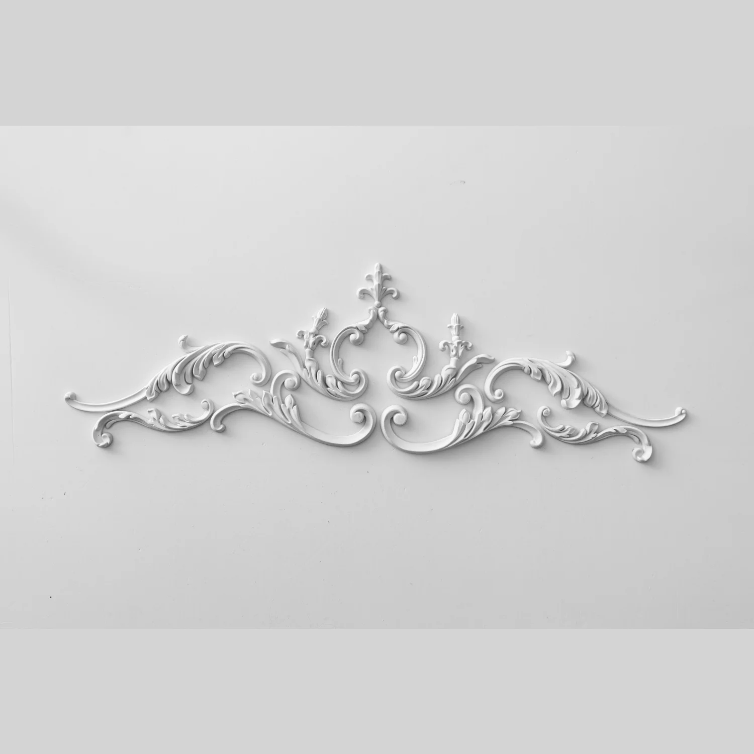 JMZ23 Hollow Carved Polyurethane Wall Corner Ornament Eco Friendly Easy Install Home Background Decoration