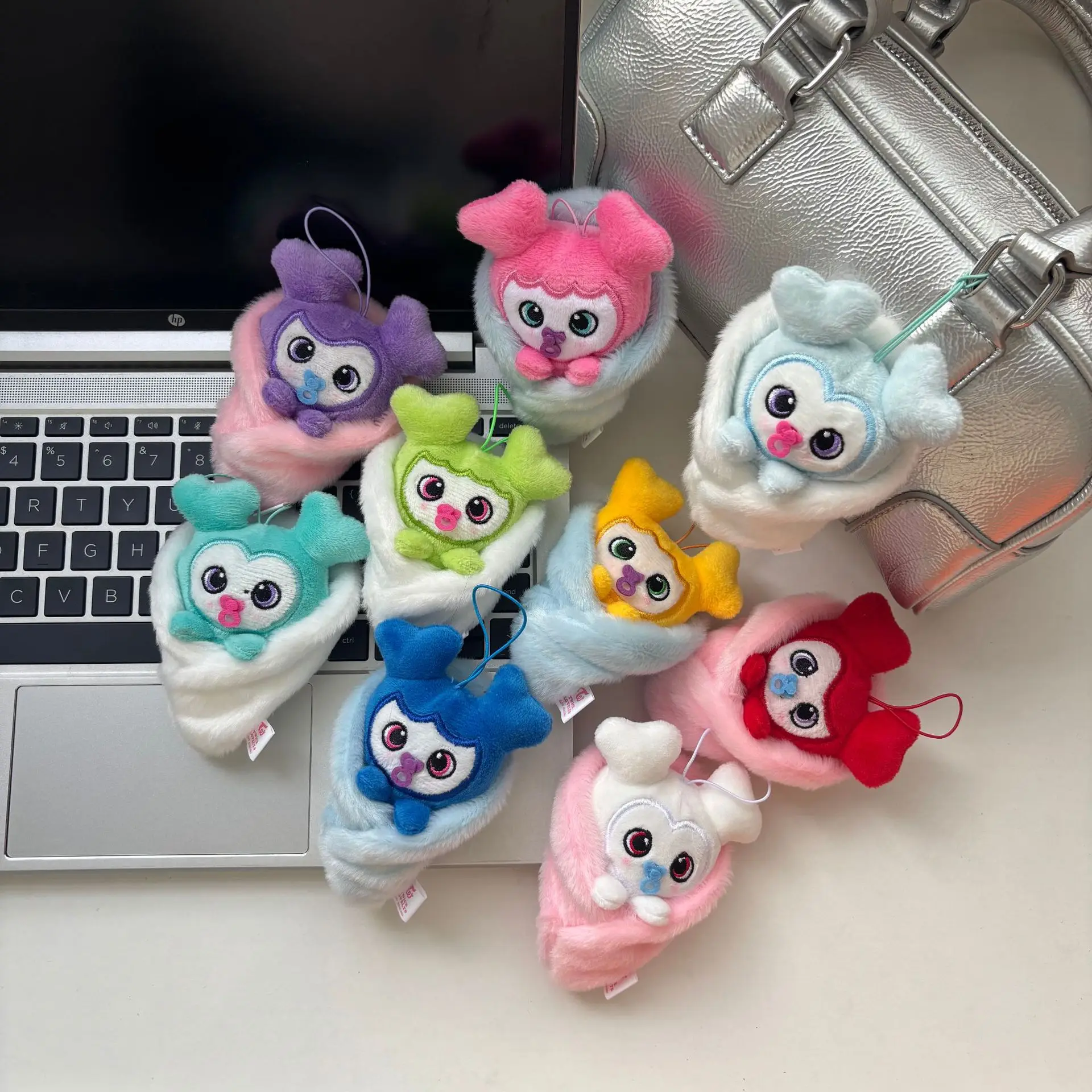 2026 Korean Wave New Cute and Cute Baby Pacifier Keychain Y2k Bag Mobile Pendant Trendy Celebrity Accessories Fan Gifts