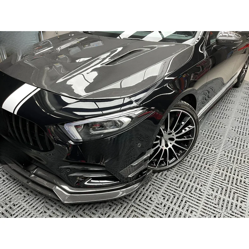 Car Accessories Lightweight Dry Carbon Fiber Front Hood Exterior Replacement Tuning Sport for A35