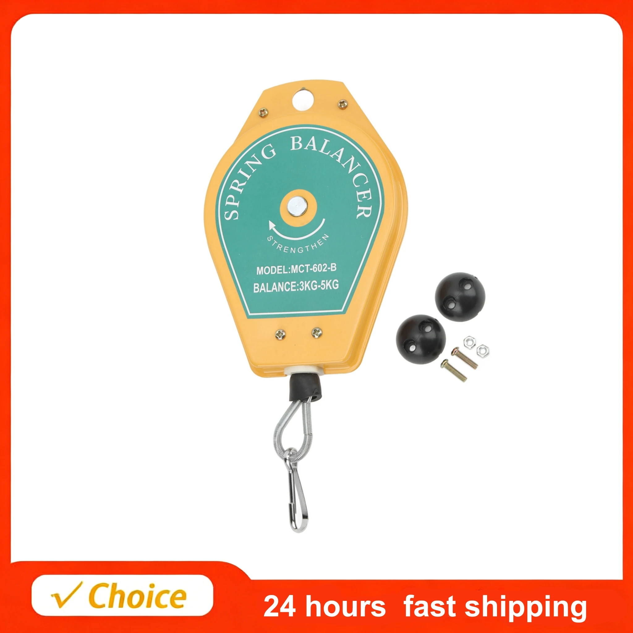 3‑5KG Retractable Spring Balancer Fixture Holder Hanging with Fittings Load Bearing Retractable Tool Air Tool Parts Accessories