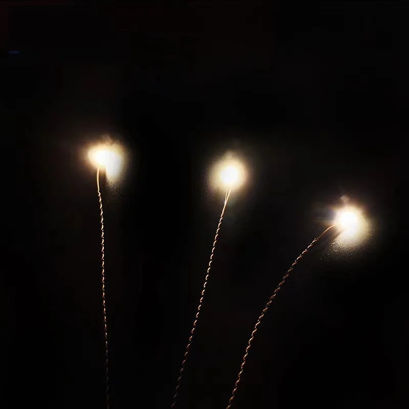 LYBMTWF ملحقات إضاءة LED لمحبي DIY 3 قطعة/الحزمة أضواء نقطية ملونة متوافقة مع نماذج مكعبات البناء