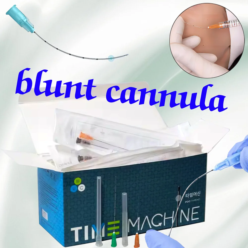 Medical Sterile microcannula 18G 23G 25g 27G 50mm 70mm Blunt Tip Micro Cannula Needle for Injectable Hyaluronic Acid Fillers