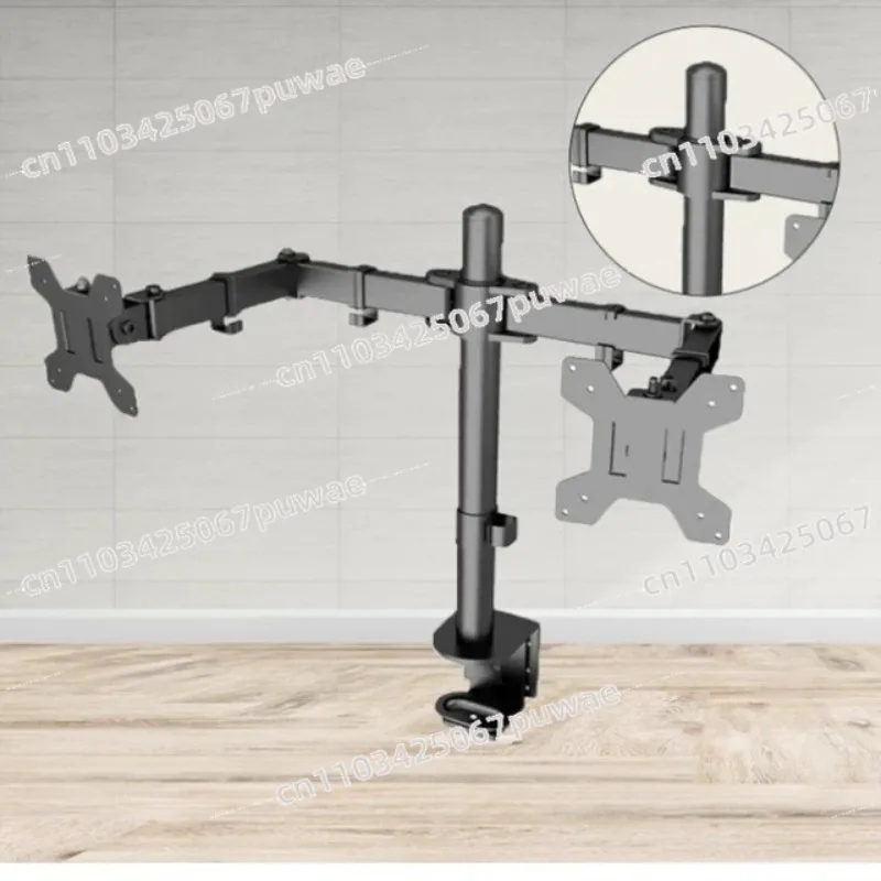 Dual Monitor Stand for 2 Screens Computer Monitor Mount Desk Bracket for Office Home