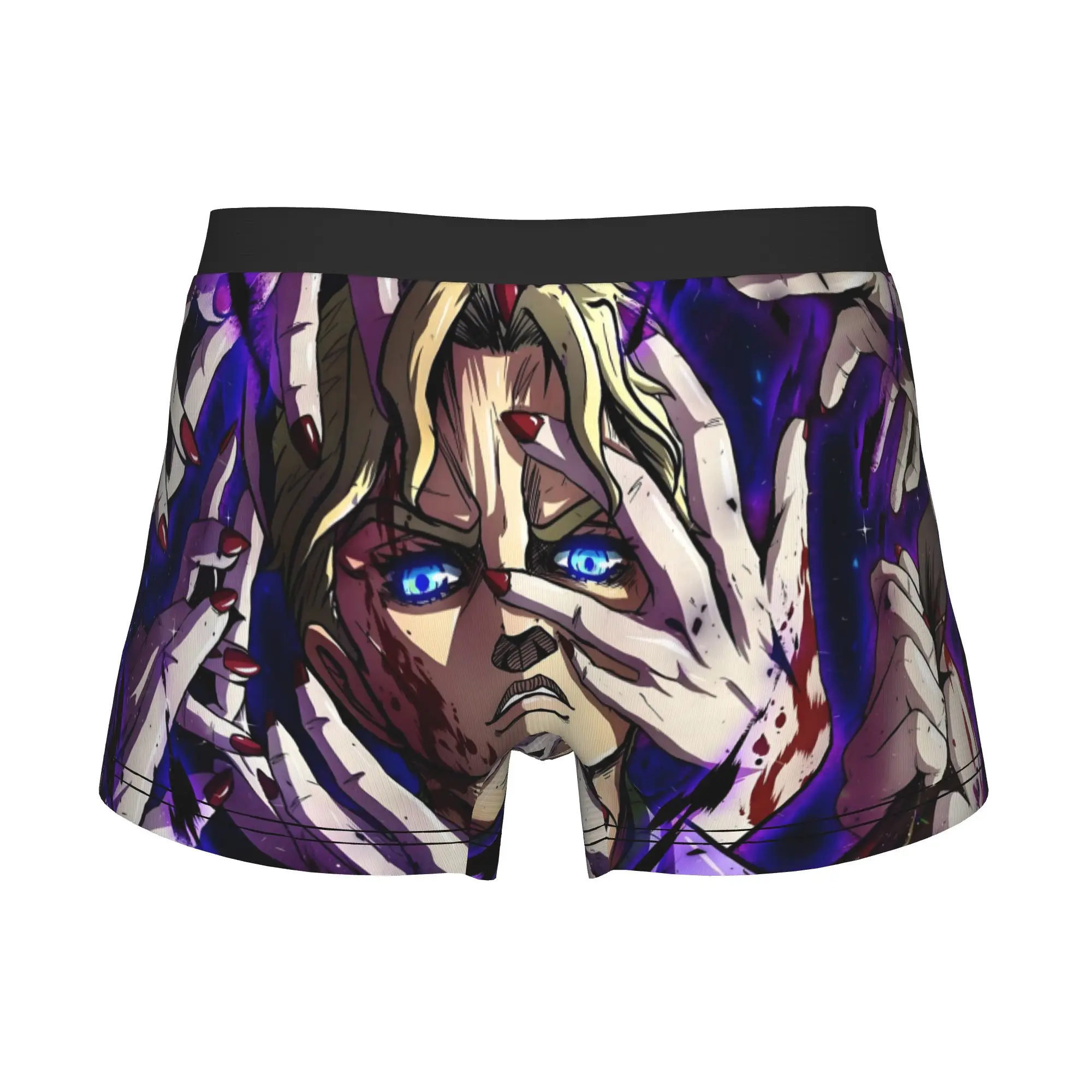 Kira Yoshikage  Boxer Shorts For Homme 3D Printed JoJo's Bizarre Adventure Underwear Panties Briefs Breathable Underpants