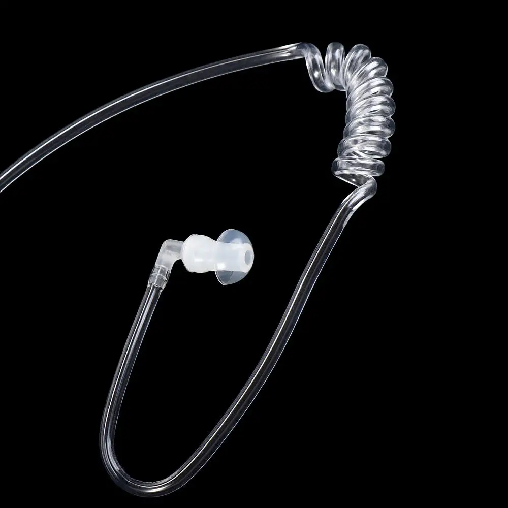 Secret Service Single Stereo Security with Air Pipe Mobile Phone Anti Radiation Anti Dust Earpiece Earbuds Earphone Headset