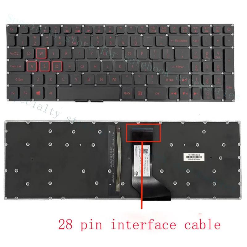 A+FOR Acer Nitro 5 AN515-51/52 AN515-53 N16C7 N17C1 N17C7 keyboard