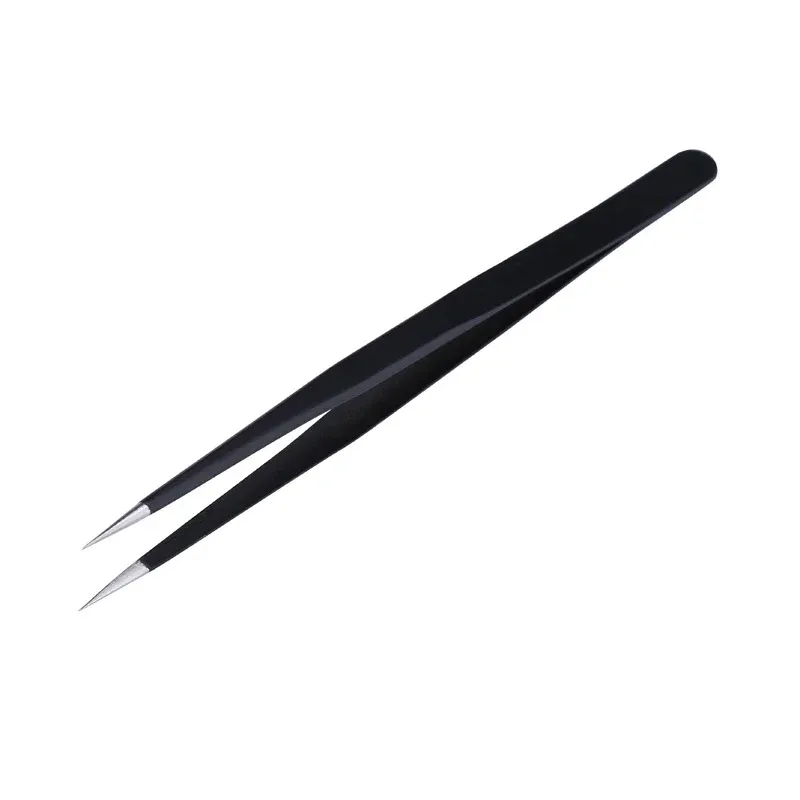 2 pz/set Pinzette di Precisione Antistatiche Set Pinzas Pincet Pinzette ESD In Acciaio Inox Strumenti di Riparazione Elettronica