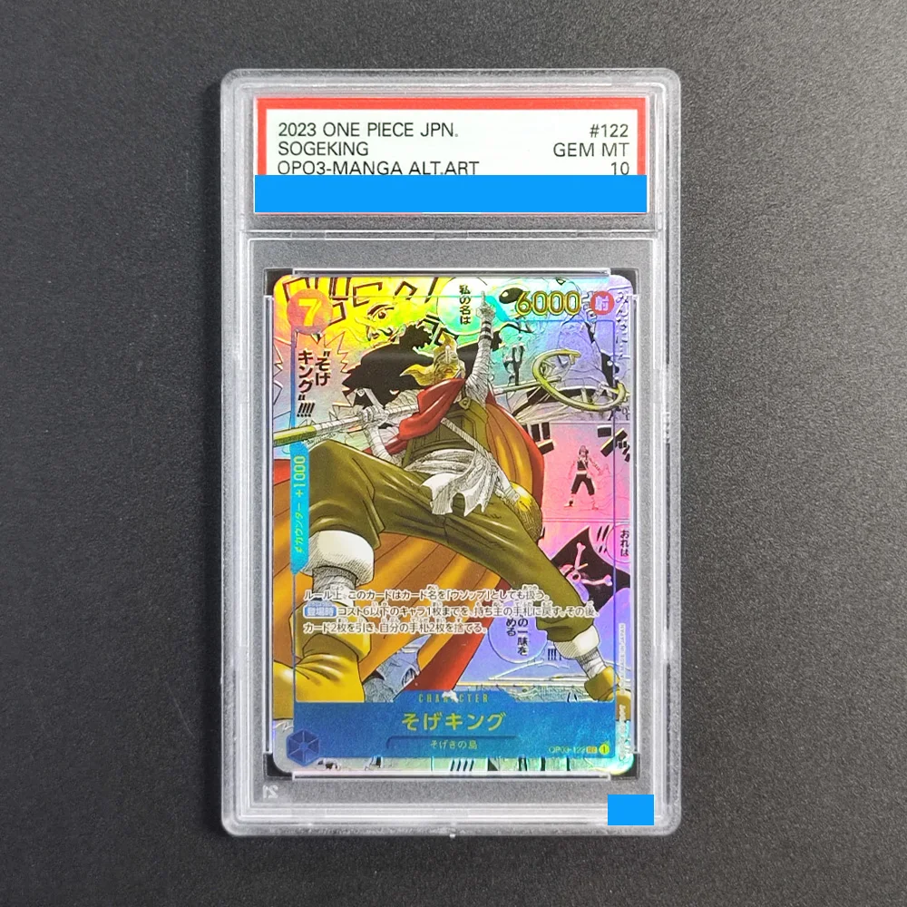 

Proxy DIY 2023 ONE PIECE JPN.SOGEKING OPO3-MANGA ALT.ART 122 Rating Card 10 Mt 10 Card Labels Gift Collection cards Toys