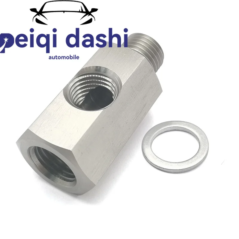 

Side Hole 1/4NPT Three Way Adapter Oil Pressure Sensor Tee Connector M14*1.5/M16*1.5 SS304 Turbine Pressure Gauge Fitting