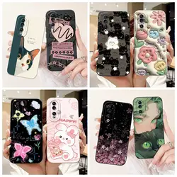 For Honor 90 90Pro 90Lite Case Cute Fashion Butterfly Flowers Back Cover For Honor 90 Lite Phone Case CRT-NX1 REP-AN00 REA-NX9