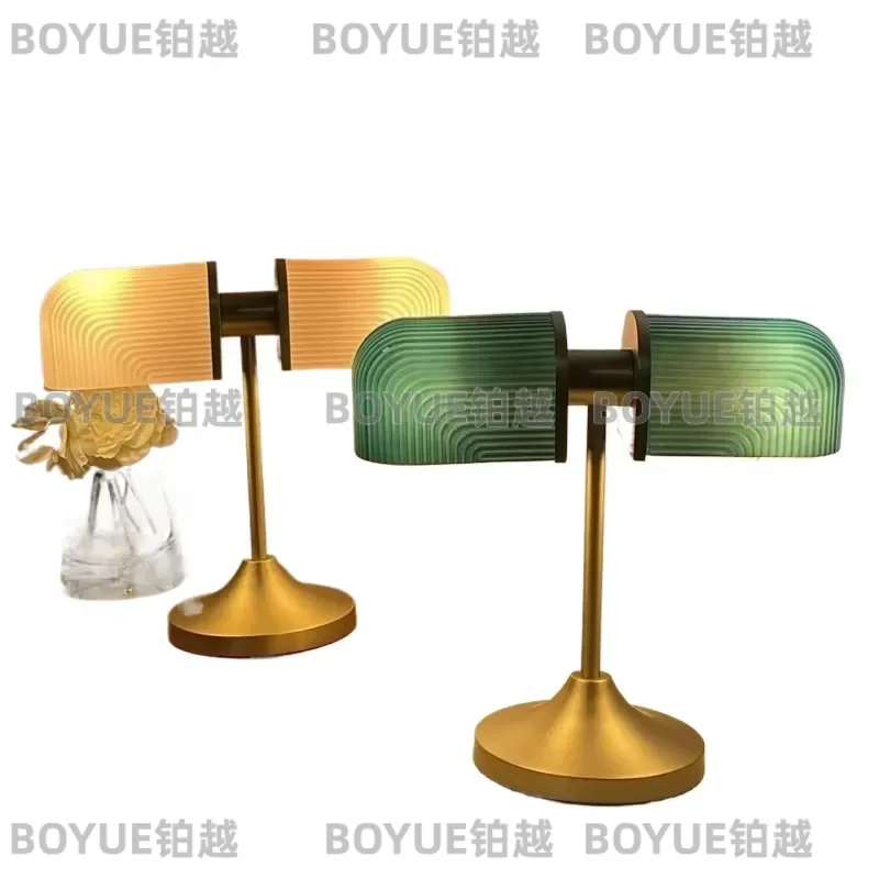Vintage American Retro Desk Lamp Old Shanghai Style Reading Light Eye Care Office Bedroom Decor Industrial Work Table