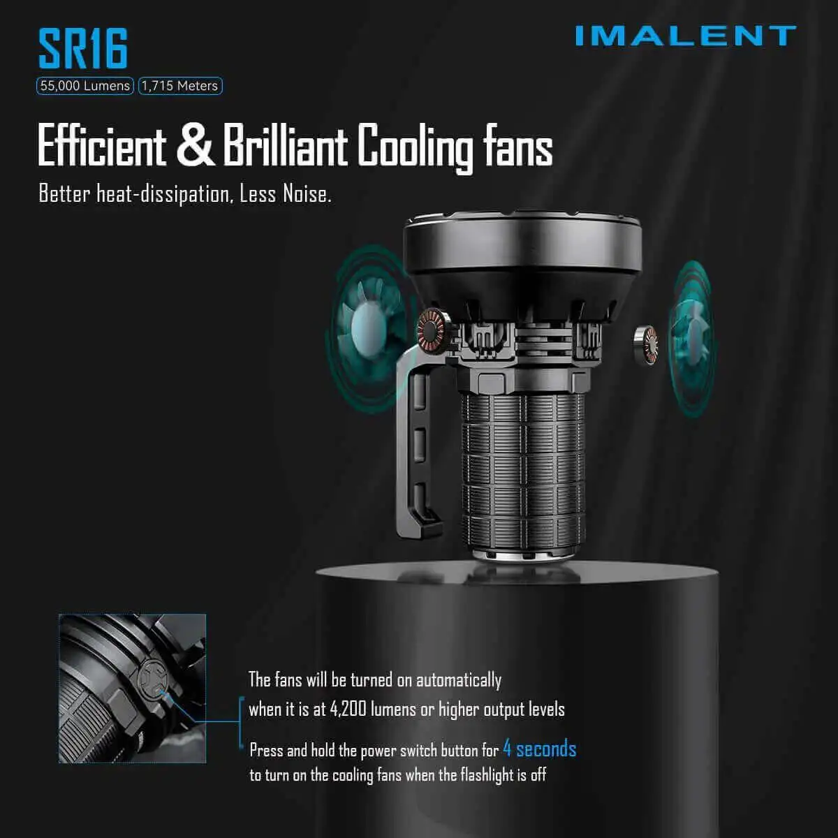 IMALENT SR16 High Power Flashlight