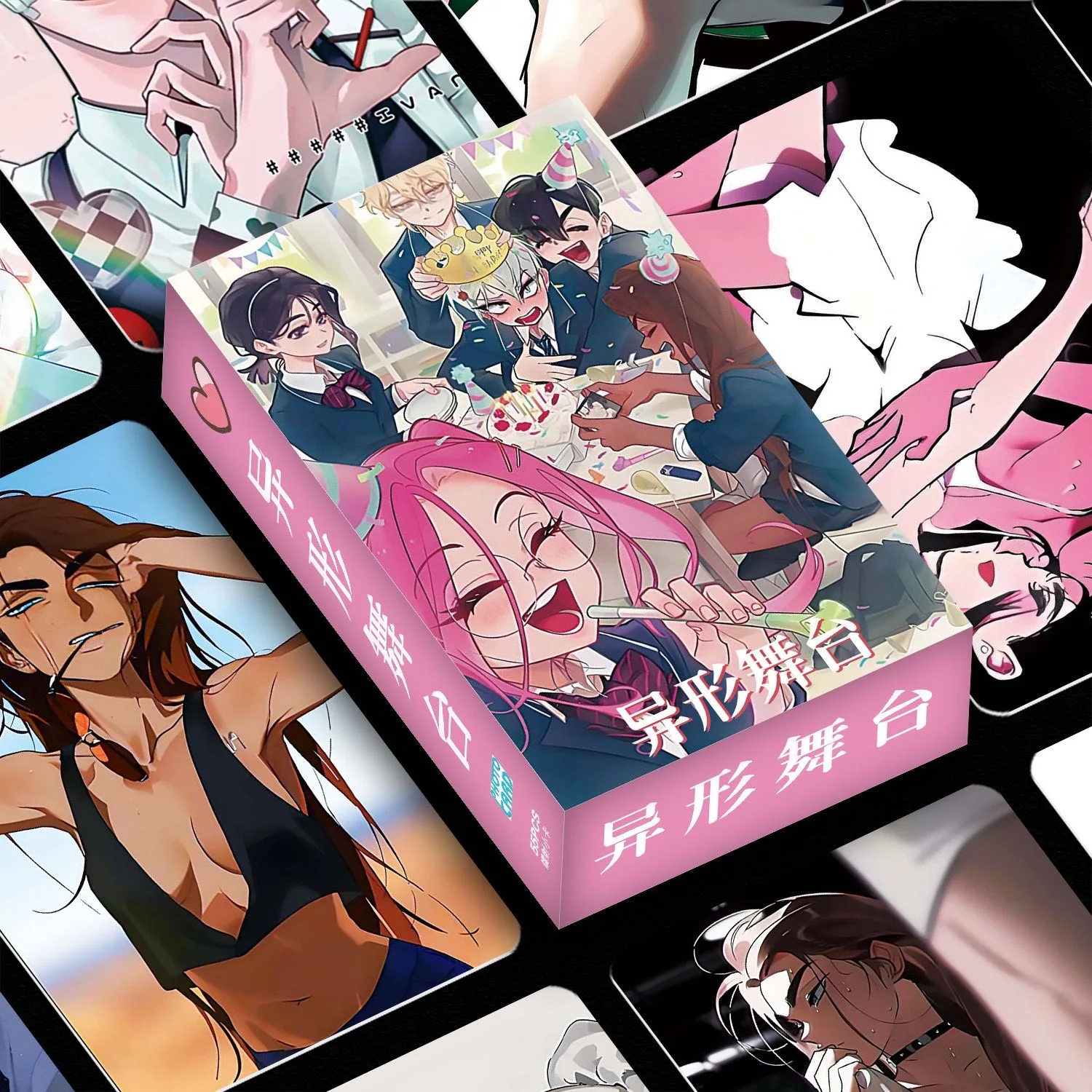 

55 голографических фотокарточек Alien Stage: Тилл, Иван, Мици, Суа, Лука. Лазерные LOMO-карточки для фанатов. Подарок, канцелярские товары.