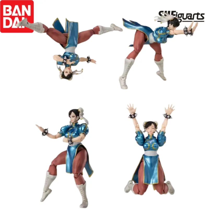 

In Stock Bandai Original S H Figuarts Chun Li Chun Li Action Figure Model Doll Brand New Boxed Anime Characters Toys Model