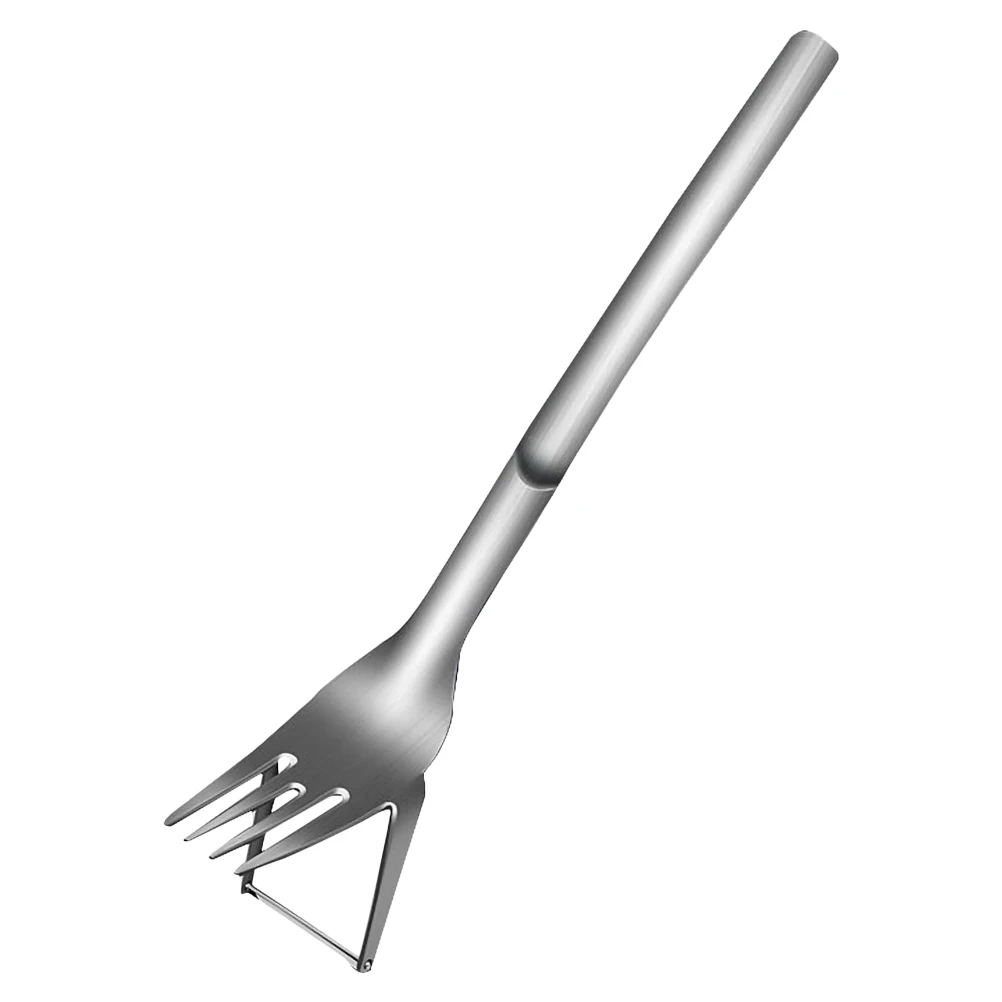 

Watermelon Fork Stainless Steel Fruit Slicing Tool Multi Functional Kitchen Gadgets Silver Color Watermelon Eating Tools