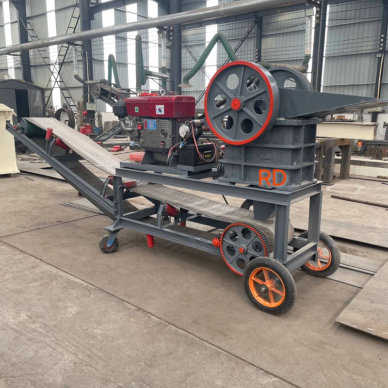 150*250 Hard Stone Jaw Crusher Low Price Small Diesel Engine Jaw Crusher with Screen