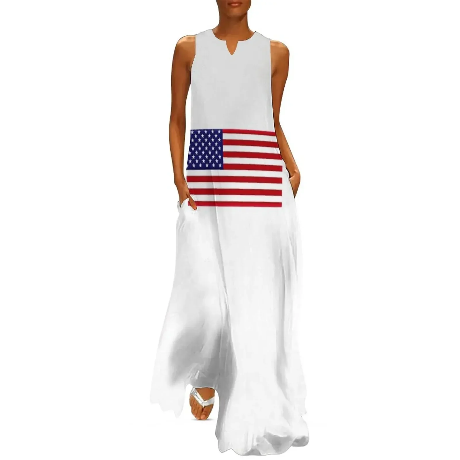 

American Flag Long Dress dresses for women summer dress women's fashion dresses luxury woman party dress