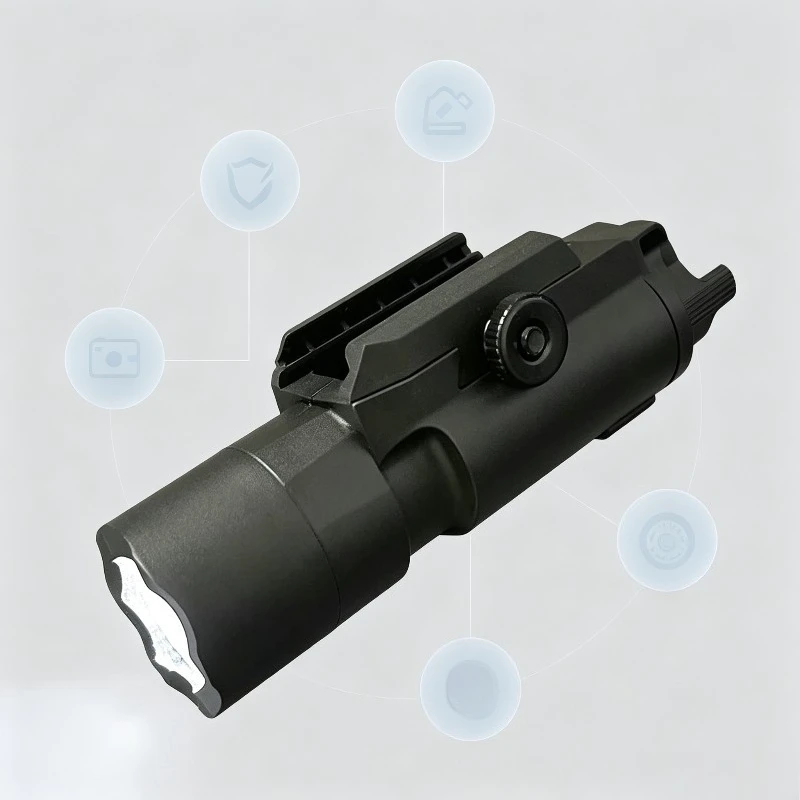 Home‑Display Friendly Comfort Grip Flashlight Easy‑to‑Operate Simulation Toy Decorative Parts