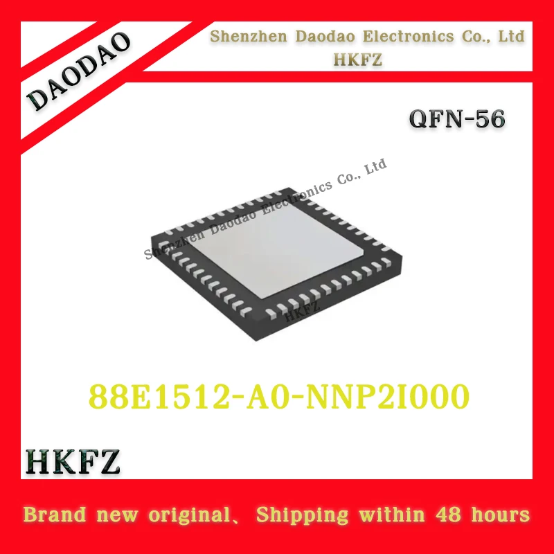 

88E1512-A0-NNP2I000 88E1512-NNP2 QFN-56 Ethernet Chip New Original
