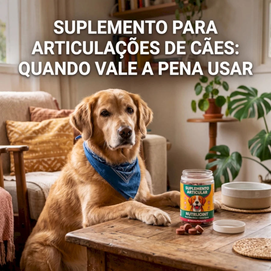 Suplemento para articulações de cães: quando vale a pena usar