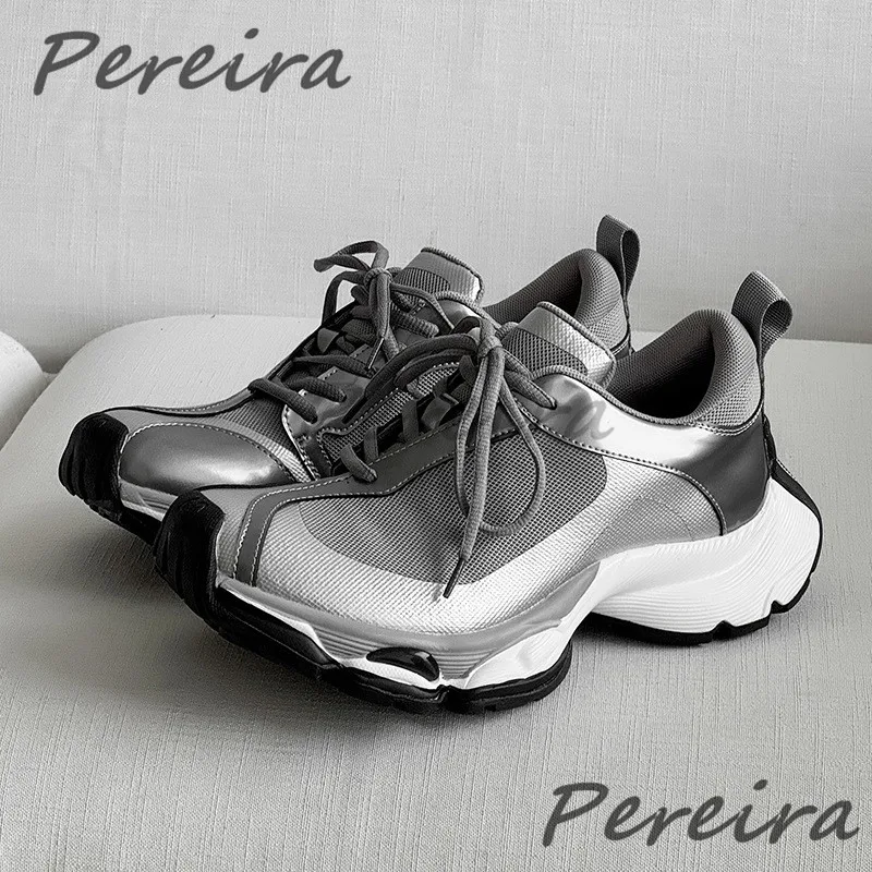 

Trendy Versatile Mixed Colors Thick Soled Sneakers for Men Spring Summer New Breathable Lace-Up Casual Sports Shoes