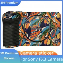 For Sony FX3 Decal Skin Vinyl Wrap Film Cinema Line Camera Body Protective Sticker Protector Coat ILME ILME-FX3 ILMEFX3