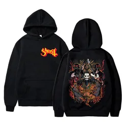 ghost band hoodies women Winter graphic 90s Pullover women graphic Hooded Shirt