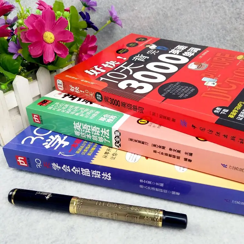 Grammaire anglaise, c'est assez, apprendre à toutes les grammes en 30 jours, complet d'un livre de mots de 3000 en 10 jours, Libros Livros